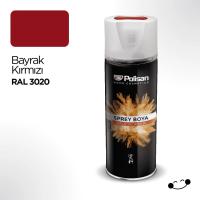 Polisan Akrilik Bayrak Kırmızı Sprey Boya