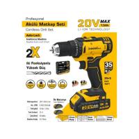 SGS 5249 20 Volt (1.5Ah) Akülü Vidalama Seti